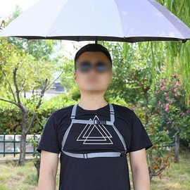 WAYUTO Hands-Free Umbrella Holder - Sun Blocker & Rain Protection for Outdoor Activities - Unisex
