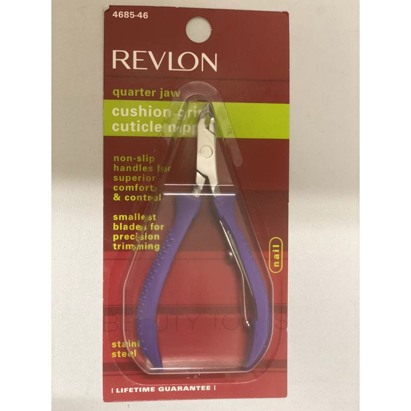 REVLON Quarter Jaw Cushion Grip Cuticle Nipper