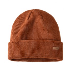 Camptrace Beanie Hat for Women Men Slouchy Beanies Womens Winter Hats Knit Cuffed Warm Ski Caps Orange