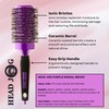 Head Jog Ceramic Ionic Purple Radial 87 Brush (25mm)