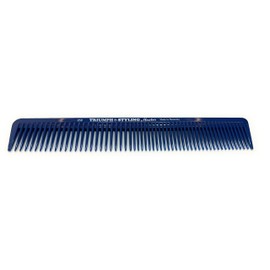 Hercules Sägemann 258 Triumph Styling Master Hair Cutting Comb Blue 18.5 cm Coarse Tooth Pitch Styling Comb (258)