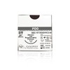 GoldVet PDO Suture 2-0, 3/8 Round 24mm Reverse Cutting Needle,