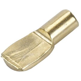 Shelf Pin, Flat Spoon-Style, Brass, 5mm (25) by Hafele America
