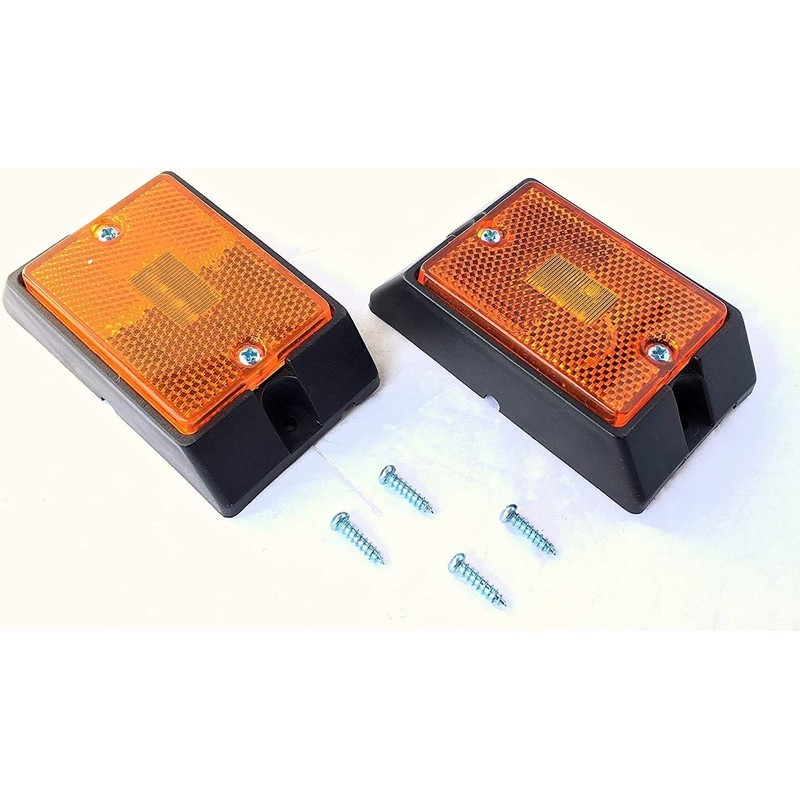 MAXXHAUL Side Marker LED Amber Light - 6 Pack