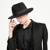 SAJUZEN Womens & Mens Fedora Hats, Wide Brim Fedora Hats