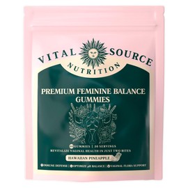 Vital Source Nutrition Gomitas Equilibrio Femenino Salud Bienestar Mujer Apoyo Inmunológico Vegano Glute