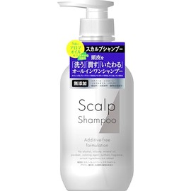 Nippon Prescription NC Scalp Shampoo, 16.9 fl oz (480 ml), Scalp & Hair Care All-in-One Shampoo, Formulated with Treatment Ingredients, Additive-Free Formulation, Citrus Scent