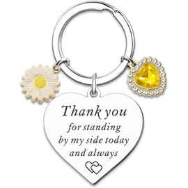 YINSSA Appreciation Gifts for Women Social Worker Thank You Gifts For Women friends sisters Bff Graduation Gift For Her Teacher Heart Keychain Unique Sister Birthday Christmas Gift Keychain