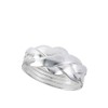 Puzzle Criss Cross Knot Ring New 925 Sterling Silver High