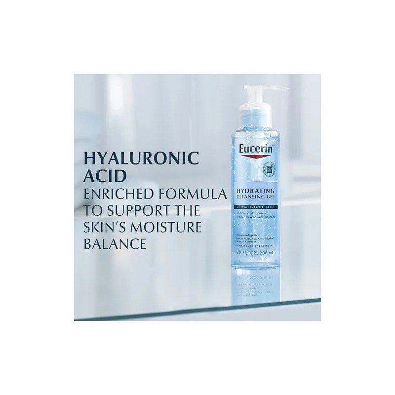 Eucerin Gel Limpiador Facial con Ácido Hialurónico Hidratante Todo Tipo