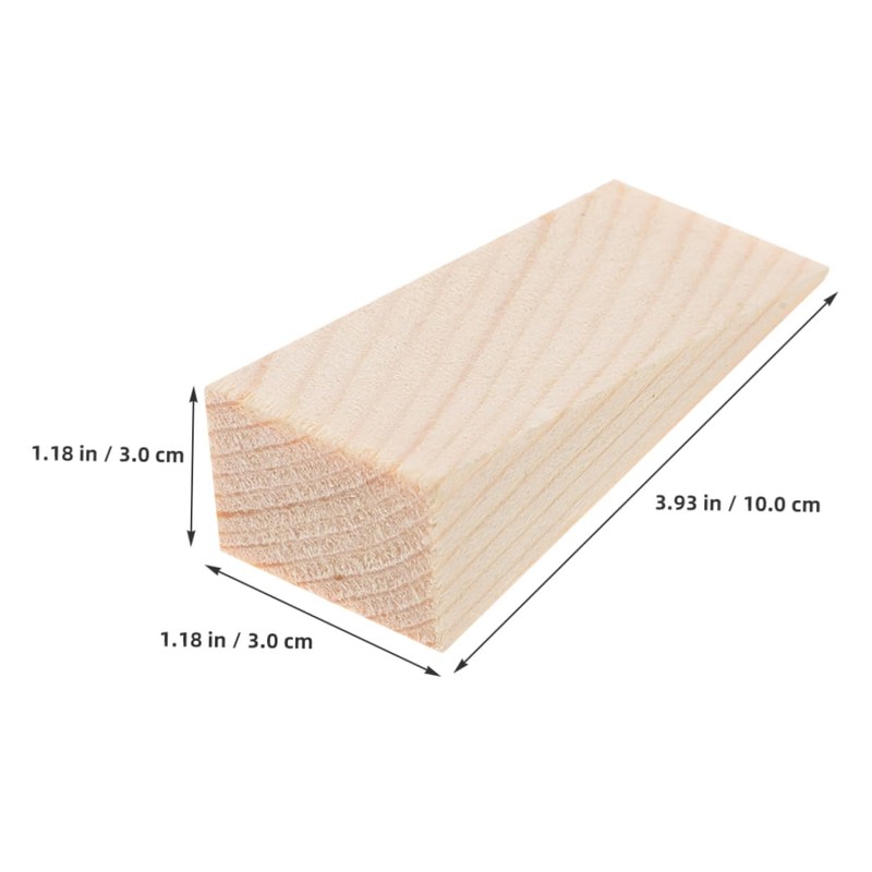 STOBOK 4sets Wooden Door Wedge Stopper Mute Door Stopper Wall