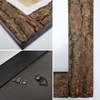 IKEREE 5x7 Rustic Picture Frames with Real Bark, Made of