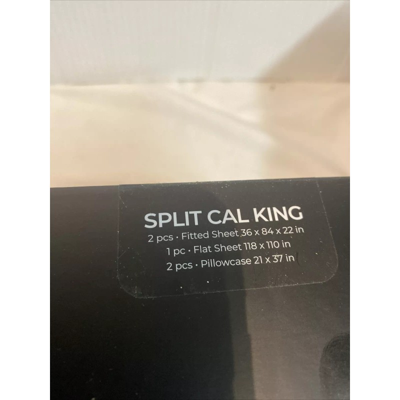 Protect-a-Bed Charcoal Infused Sheet Set Gray Split King