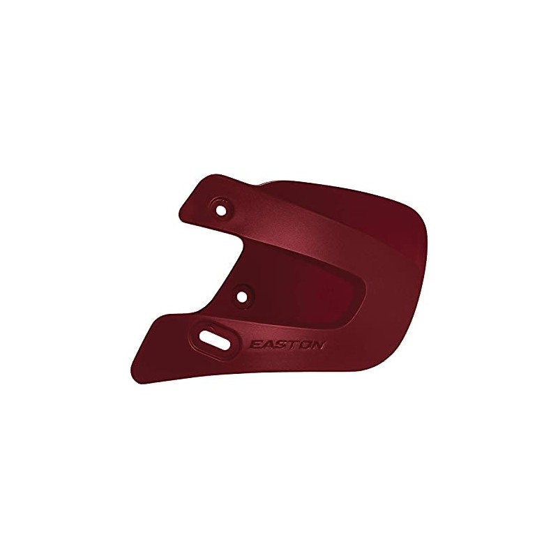EASTON EXTENDED JAW GUARD, Left-Handed Batter, Maroon