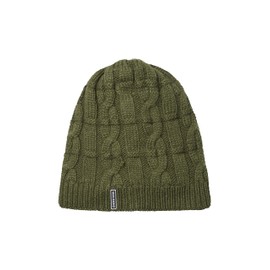SEALSKINZ | Blakeney | Waterproof Cable Knit Unisex Beanie Hat | Everyday Outdoor Accessory | Lightweight & Breathable Olive