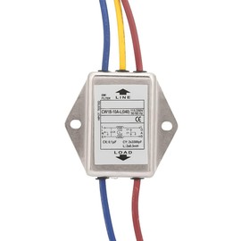 Ieron EMI Power Filter 125/250V Electromagnetic Interference Filter CW1B-10A-L(040) Single Phase Filter for Suppressing Impulse Interference