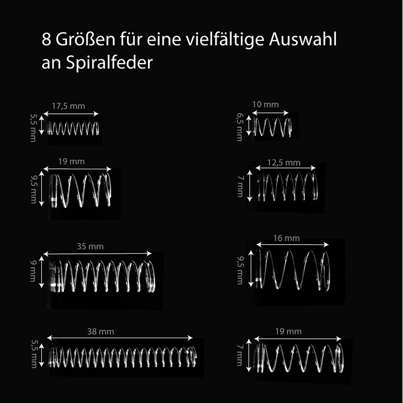 Compression Spring Set 246 Pieces Metal Steel Springs Spiral Spring