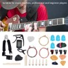 Guitar Accessories Kit Tuner Strings Changing Capo Picks Nail Cover