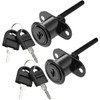 2 Piece Cabinet Plunger Lock Furniture Desk Drawer Plunger Locks