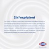 CLOROX 2-in-1 Bathroom Shower Curtain Liner, Durable Fabric, Weighted Magnets
