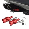 2PCS Car Turbo Whistle, XL Size Aluminum Alloy Universal Turbo