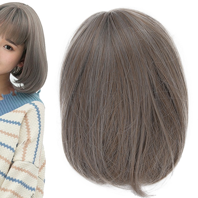 Fashion Women Bobo Style Wig Short Straight Heat Resistant Synthetic