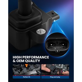 KAX OEM Performance Set of 8 Ignition Coil Pack & Iridium Spark Plugs w/Magnetic Socket for Ford F-150 2018-2020, Mustang 2020 2023,5.0L UF869