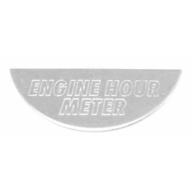 Grand General (GG) GG Gauge Emblem for Freightliner Engine Hour Meter Stainless Steel #68813