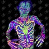 Kit Maquillaje Neón Pintura Crayón Fluorescente Glow Luz Uv