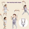 Baby Walking Harnesses Lightweight Adjustable Detachable Crotch Pad Handheld Toddler