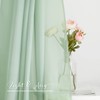 NICETOWN Voile Sheer Scarf Valances for Windows, 216" Extra Long