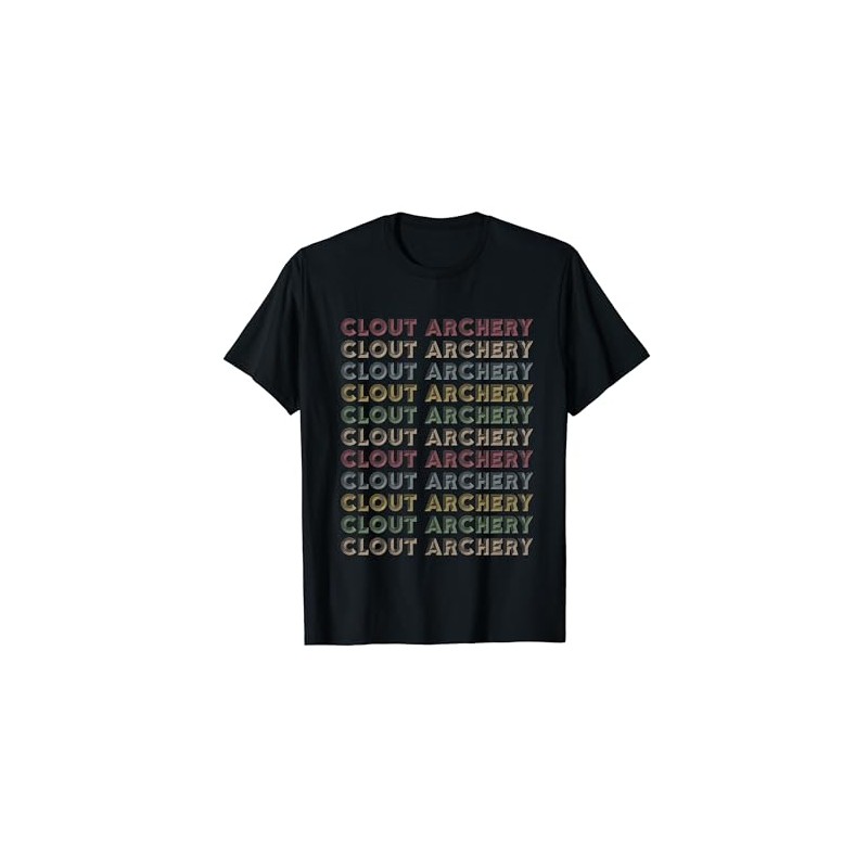 Retro Clout Archery Repetitive Vintage Archer T-Shirt