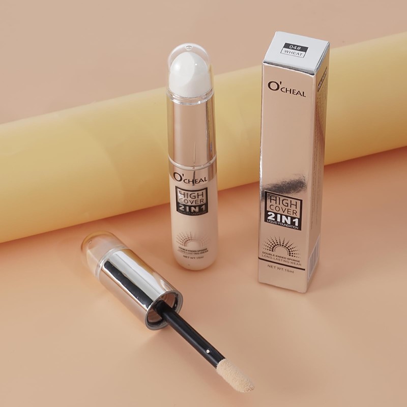 O'CHEAL High Cover Double Ended Sponge Liquid Foundation Contour Stick