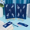 WEBEEDY Cyanotype Kit Flowers Cyanotype Sun Art Papers Set High