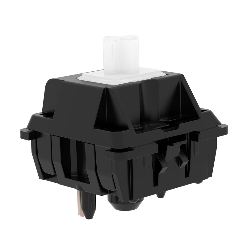 DUROCK POM Piano Linear Switches, 63.5g Keyboard Switch, Deeper Sound