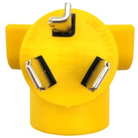 Parkworld 63012 Dryer 3 Prong Adapter NEMA 10-30P to 6-50R One Piece Compact Adapter, Output 30amp 250volt