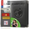 Ugozen Passport Wallet Passport Cover Protector Travel Document Bank Note