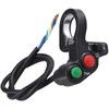 Amavoler Universal Motorcycle Horn Turn Signal Headlight Switch 7/8'' 22mm