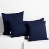 DecoKing 2 pillowcases 50 x 60 cm cotton zip dark