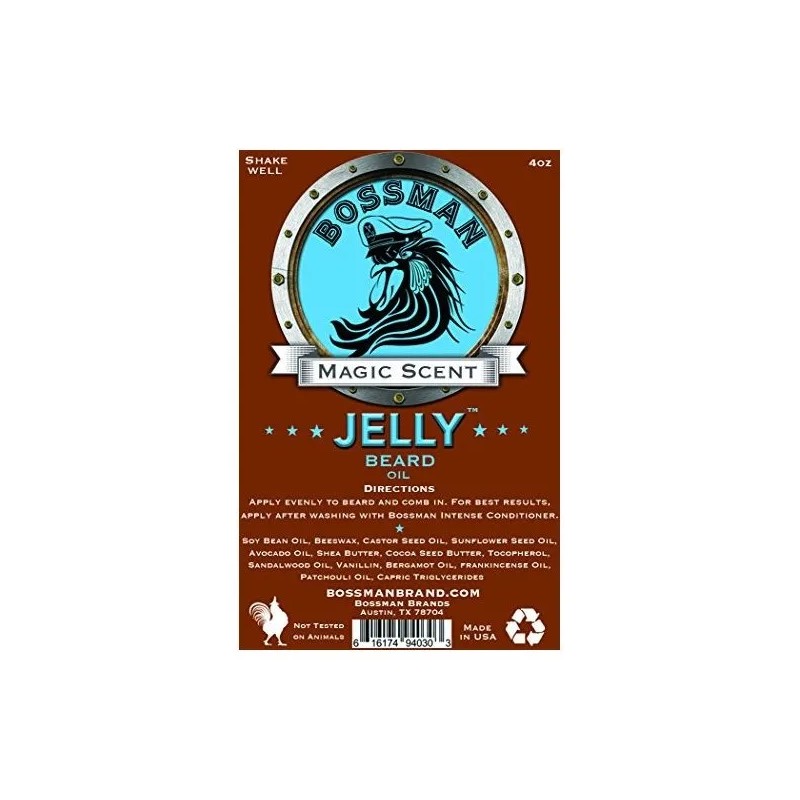 Bossman Jelly Aceite Barba - El Petróleo Primer Jalea Barba