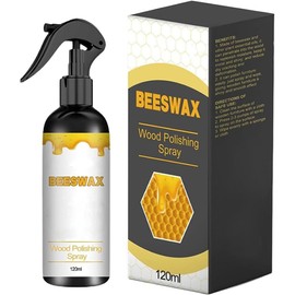 2025 New Natural Beeswax Polish & Conditioner Spray | Wood, Leather & Furniture Restorer | Non-Toxic Protective Formula with Pure Beeswax & Organic Oils | Eco-Friendly - 120 ML