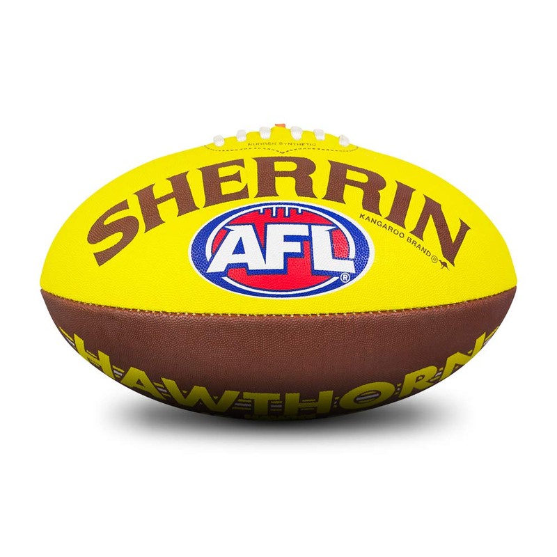 Sherrin Hawthorn AFL Club Football, Size 5