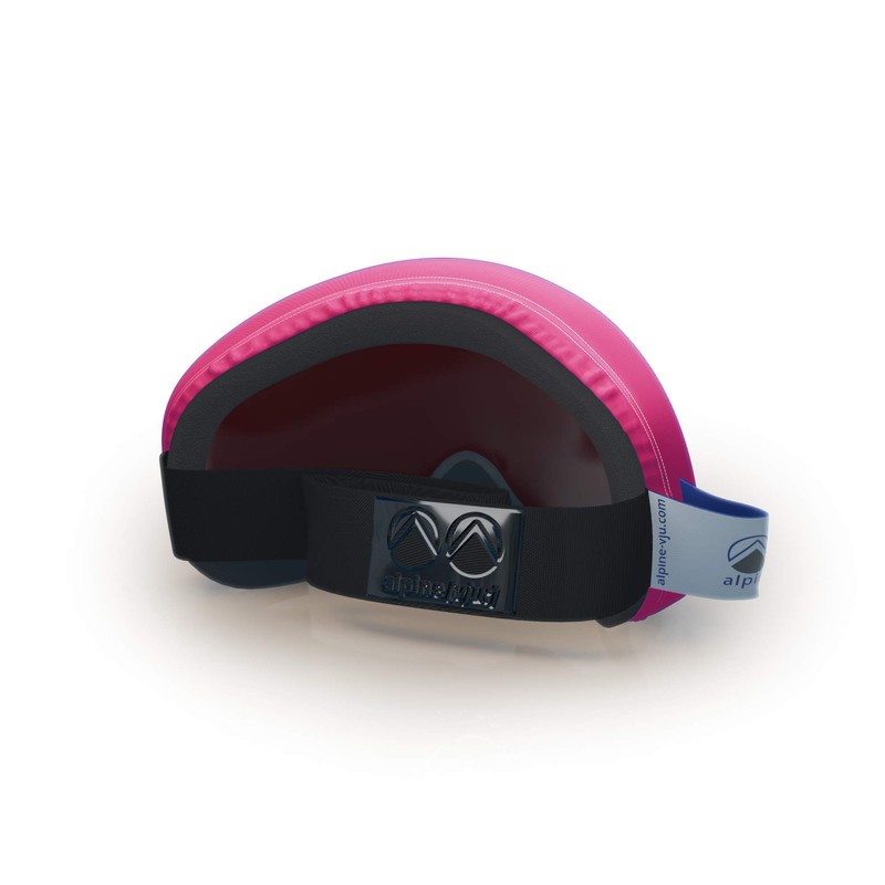 alpine [vju:] Ski Goggle Protection Cover Elastic Microfiber Unisex, pink