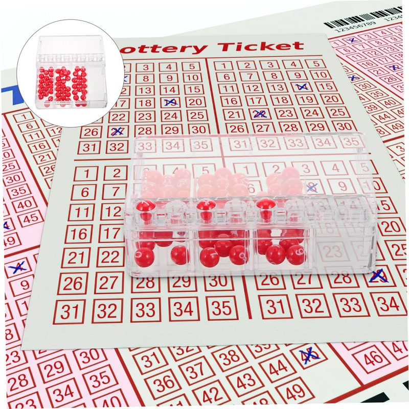 Generic 2sets Manual Lottery Machine with Random Generator Portable Bingo