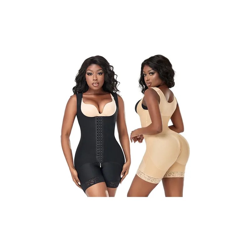 Fajas Post Parto Reductoras Para Mujer Colombianas Color Caqui Talla