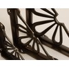 Antique Brass Flower Shelf Brackets | Heavy Duty Brackets for