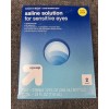 Up & Up Saline Solution Twin Pack for Sensitive Eyes 2 x 12 fl oz Exp 8/2026