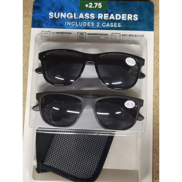 Eyewear 2 pk 400 UV Protect Bifocal Sunglass Pool Beach