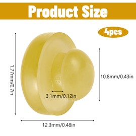 4PCS Rubber Brake Pedal Stop Pad Switch Stopper For Nissan Z Versa Xterra Stanza 200SX 240SX 280ZX 300ZX 350Z 370Z 1984-2017 for Infiniti G20 G35 G37 I30 J30 2003-2015 Replace 46584-S0100 46584S0100