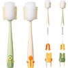 5-in-1 Bottle Cleaning Brush Set, Multifunctional Kitchen Lid Scrubber with
